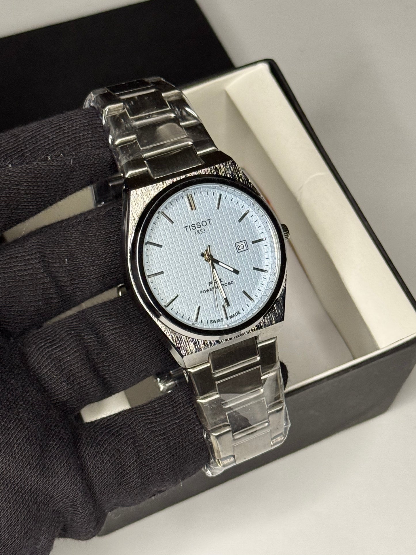 TSST PRX 1853 Two Tone Blue - Date Watch