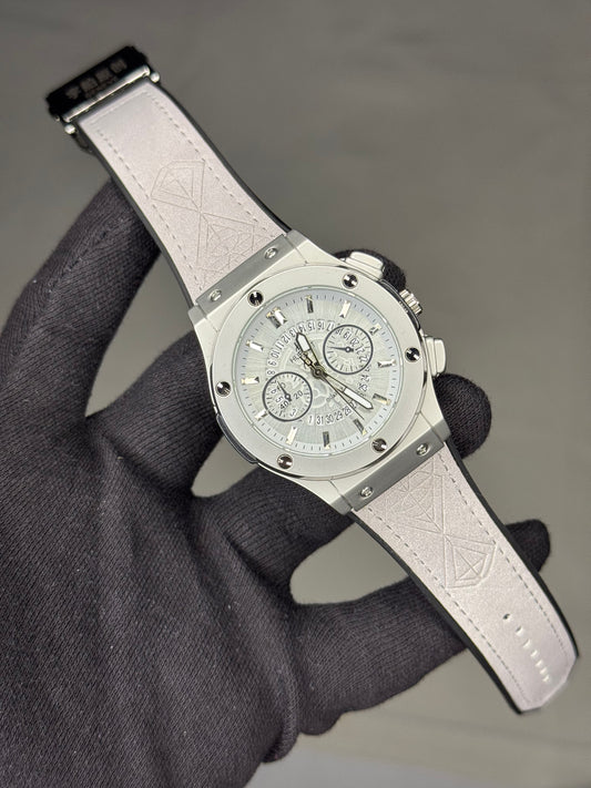 HB Date Adjustment Dail Watch with Leather Strap